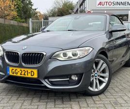 BMW SERIE 2 CABRIO 228 BMW 2-SERIE CABRIO 228I HIGH EXECUTIVE L HARMAN KARDON L STO — BMW — MARKTPLAATS