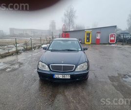 MERCEDES S320, CENA 1 000 €. PĀRDODAS MB AR MŪŽĪGO DZINĒJU UN RŪSU. SĪKĀK TELEFONU. - SLUDINĀJUMI