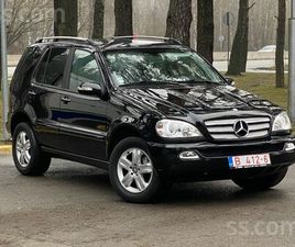 MERCEDES ML270, CENA 8 500 €. NO FRANCIJAS BEZ RŪSAS PAZĪMĒM MB ML270 NEKAS TILTI MELNS LĪZINGS - SLUDINĀJUMI