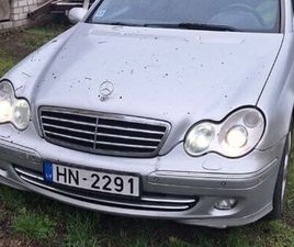 MERCEDES C320, CENA 2 500 €. МОТОР , ХОДОВАЯ В ИДЕАЛЕ ВСЕГДА И ВОВРЕМЯ 642. КУЗОВУ УХАЖИВАЛАСЬ - SLUDINĀJUMI