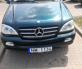 MERCEDES ML270, CENA 3 600 €. KOPTS, UZTICAMS AUTO, ĻOTI LABĀ TEHNISKĀ TIEK ĻOTI BALVOS. IEVESTS - SLUDINĀJUMI