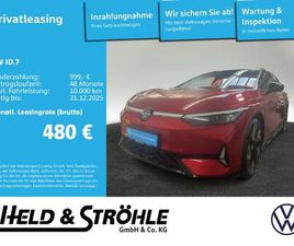 VOLKSWAGEN ID.7 TOURER VW ID.7 TOURER GTX 4M IQ PANO 21 AHK AR-HUD 360°