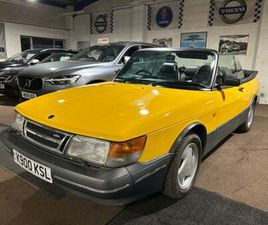 1993 SAAB 900 2.0 S SPECIAL 2DR CONVERTIBLE PETROL MANUAL