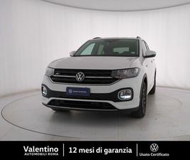VOLKSWAGEN T-CROSS VOLKSWAGEN T-CROSS 1.0 TSI SPORT DEL 2022 USATA A ROMA