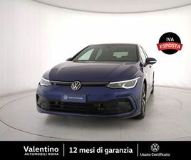 VOLKSWAGEN GOLF 1.5 ETSI 150 CV EVO ACT DSG R-LINE DEL 2022 USATA A ROMA