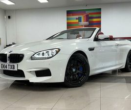 BMW SERIE 6 CABRIOLET M6 2014 (61) - 4.4 V8 CONVERTIBLE 2DR PETROL DCT EURO 5 (START/STOP) (560 PS)