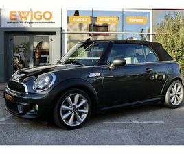 MINI CABRIO COOPER S COOPER S RED HOT CHILI - 1.6L 185CH - SIÈGES CUIR - BLUETOOTH