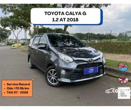 TOYOTA CALYA 2018 TOYOTA CALYA 1.2 G MPV / /JUAL CALYA G AT 2018/UNIT SIAP PAKAI/HARGA TERMURAH/UNIT BEBAS DARI TABRAKAN & BANJIR