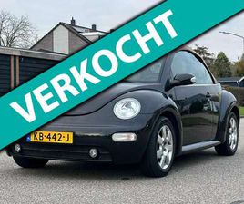 VOLKSWAGEN NEW BEETLE CABRIOLET VOLKSWAGEN BEETLE NEW CABRIOLET 2.0 HIGHLINE AUTOMAAT*ACHTERUIT CAMERA*CRUISE*AIRCO*LEDER*STOELVERWARMING*LM VELGEN*CARPLAY*