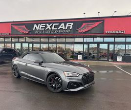 USED 2018 AUDI S5 CABRIOLET TECHNIK S-LINE AWD LEATHER NAV B/SPOT