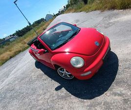 VW NEW BEETLE CABRIOLET IN ROT 1.8 T TURBO
