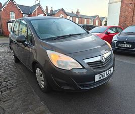 VAUXHALL MERIVA 2011 VAUXHALL MERIVA 1.4 S 1398CC