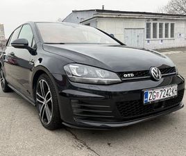 VOLKSWAGEN GOLF GTD VW GOLF 7 2.0 GTD, 2015 GOD.