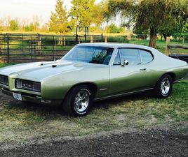1968 PONTIAC GTO 400 V8 MUSCLE CAR, RARE GOLD W/ ROSE TINT, GARAGE KEPT