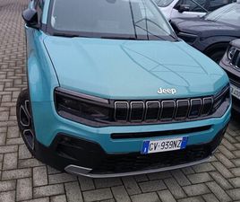 JEEP AVENGER JEEP AVENGER FULL-ELECTRIC SUMMIT FWD 156CV AUTO DEL 2024 USATA A ALESSANDRIA