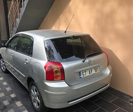 TOYOTA COROLLA E120 TOYOTA COROLLA AN. 2005