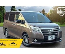 TOYOTA NOAH 2014 TOYOTA NOAH 1.8L HYBRID AUTO 7 SEATS 5 DR HYBRID AUTOMATIC
