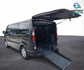 RENAULT TRAFIC PASSENGER RENAULT TRAFIC PASSENGER WAV WHEELCHAIR ACCESS AUTOMATIC L1H1 SWB 52K 2022 BLACK NO VAT