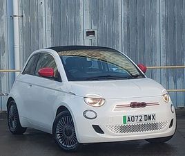 FIAT 500C 87KW RED 42KWH 2DR AUTO
