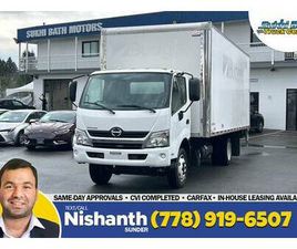 HINO MOTORS 195 2019 HINO 195 20' DRY BOX + POWER TUCKAWAY TAILGATE