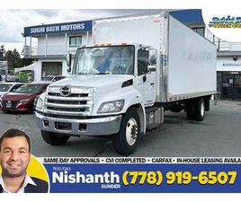 2019 HINO 338 26' DRY BOX LIFTGATE + HYDRAULIC BRAKES!*CVI COMPLETED
