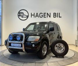 MITSUBISHI PAJERO 3,2 INSTYLE VAREBIL / 3.2 DI-D / 160HK / AUT / 4X4 / 8X