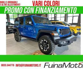 JEEP WRANGLER UNLIMITED WRANGLER 4ª SERIE WRANGLER UNLIMITED 2.0 PHEV ATX 4XE RUBICON