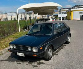 VOLKSWAGEN GOLF CABRIO GOLF 1 CABRIO 1980