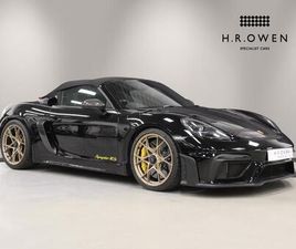 PORSCHE 718 BOXSTER SPYDER RS 4.0 RS SPYDER PDK EURO 6 (START/STOP) 2DR