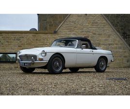 1968 MG MGC BLANC MANUEL, 5 VITESSES CONDUITE À DROITE IN...