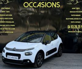 VENTE A DISTANCE LIVRAISON FRANCE CITROEN C3 III (2) 1.2 83CH S&S SHINE CLIM AUTO BLUETOOTH APPLE CAR PLAY BON ETAT FAIBLE KM DISTRIBUTION A JOUR