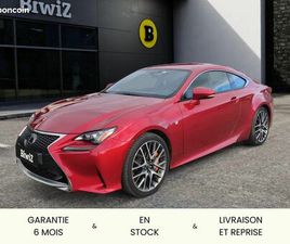 LEXUS RC RC200T LEXUS RC 200T 245 CH F-SPORT EXECUTIVE BVA /SUIVI LEXUS TOYOTA/GPS/CAMÉRA DE RECUL/BLUETOOTH/SELE...