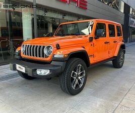 JEEP WRANGLER JL UNLIMITED 4XE 2.0 T 380 CH PHEV 4X4 BVA8 SAHARA