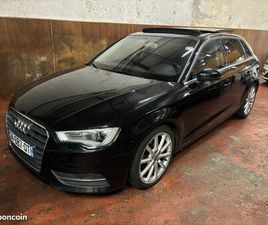 AUDI A3 SÉRIE 3 SPORTBACK (8VA) 2.0 TDI 16V FAP S-TRONIC6 S&S 150 CV BOÎTE AUTO TOIT OUVRANT SIÈGE CHAUFFANT CONTROL MOINS DE 6 MOIS 171 000 KM