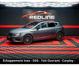 SEAT LEON CUPRA 290 SEAT LEON 2.0 16V TSI - 290 - DSG - TOIT OUVRANT - ÉCHAPPEMENT INOX - CARPLAY