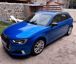 AUDI A3 SPORTBACK S LINE – S TRONIC – 104 000 KM – BLEU ASCARI