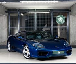 FERRARI 360 MODENA F1 - V8 ATMOSPHÉRIQUE - 400CH - CONFIGURATION RARE - ÉTAT EXCEPTIONNEL - ORIGINE FRANCE - SUIVI PARFAIT DEPUIS L'ORIGINE