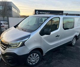RENAULT TRAFIC CABINE RENAULT TRAFIC (3) FOURGON CONF+ L1H1 1000 ENER DCI 120 CABINE APPROFONDIE