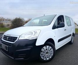 PEUGEOT PARTNER 1.6L HDI 100 CABINE APPROFONDIE 5PLACES MAXI XL RALLONGÉ L2 - PACK CLIM/RADAR/BLUETOOTH/FAIBLE KM/TVA RÉCUP/1°MAIN