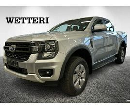 FORD RANGER DOUBLE CAB XLT 2.3 FORD ECOBOOST 281 HV / 697 NM PHEV A10 AWD / 5-HLÖ / KAMERA / NAVI / AKT. VAKKARI / INVERTER / KOUKKU