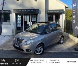LANCIA YPSILON PLATINO 1.4I 95CH BOITE AUTO I TOIT OUVRANT I RÉGULATEUR I GARANTIE 12 MOIS