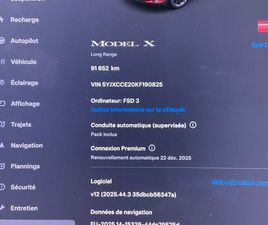 TESLA MODEL X LONG RANGE TESLA MODEL X RAVEN (100KWH) LONG RANGE FSD 92000KMS