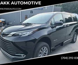 2022 TOYOTA SIENNA XLE HYBRID BRAUNABILITY WHEELCHAIR MOBILITY VAN