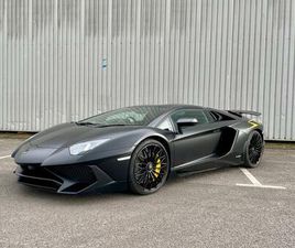 LAMBORGHINI AVENTADOR ROADSTER SV 6.5 V12 LP 750-4 SUPERVELOCE ROADSTER ISR 4WD EURO 6 2DR
