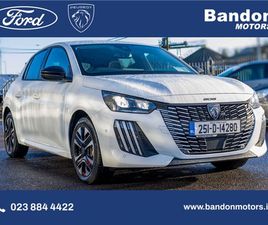 2025 PEUGEOT 208 WHITE. 1.2 MHEV PURETECH 100BHP ALLURE