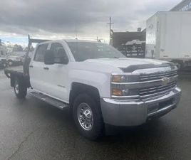 2015 CHEVROLET SILVERADO 3500HD 4X4 CREW CAB 8 FOOT FLATDECK
