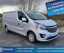 VAUXHALL VIVARO 2017 VAUXHALL VIVARO (67) SPORTIVE 2900 LWB 1.6 CDTI 125 BHP BI TURBO EURO 6 ULEZ PANEL VAN DIESE...