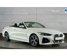 BMW SERIE 4 CABRIO 430 BMW 4 SERIES 430I M SPORT CONVERTIBLE 2.0 2DR