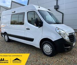VAUXHALL MOVANO 2018 VAUXHALL MOVANO 2.3 CDTI 130 WELFARE MESS CREWCAB VAN MWB CAMPER CONVERSION