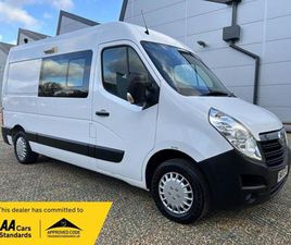 2019 VAUXHALL MOVANO 2.3 CDTI 130 WELFARE CREWCAB MWB AIR CON MICROWAVE HEATER
